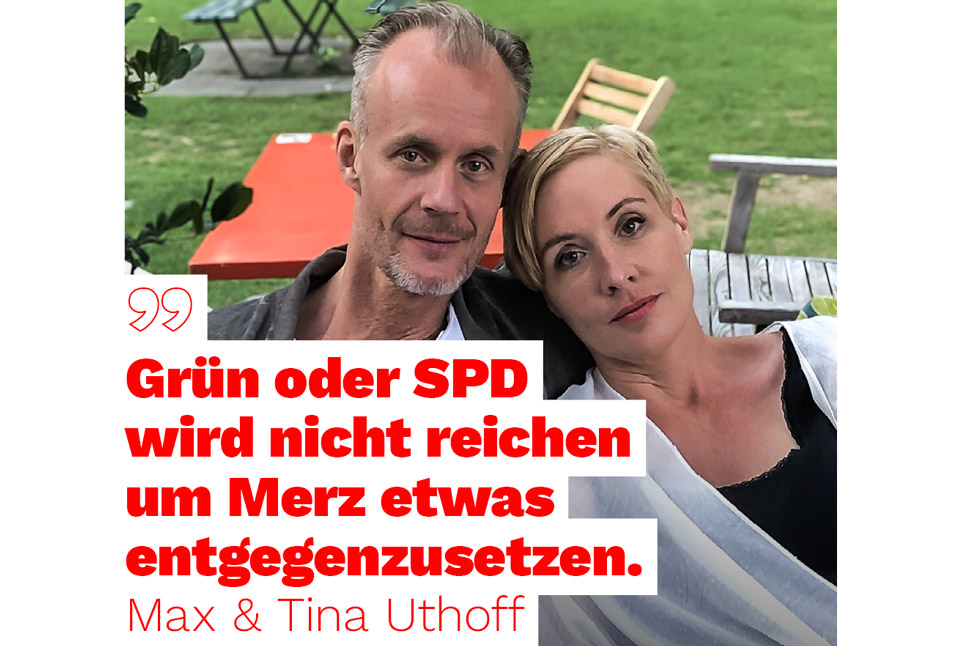 Wahlaufruf - Max und Tina Uthoff