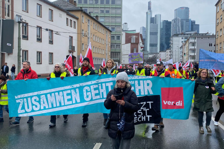 Streik in Frankfurt am Main (Bild: M.Müller)